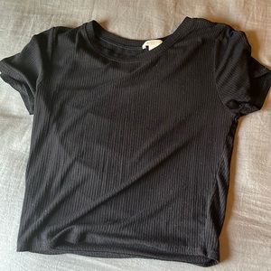 black cropped tee Tj maxx